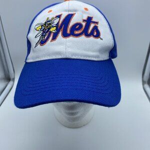 New York Mets Blue White Hat Cap Hook Loop MLB Lockheed Martin Game Day Promo